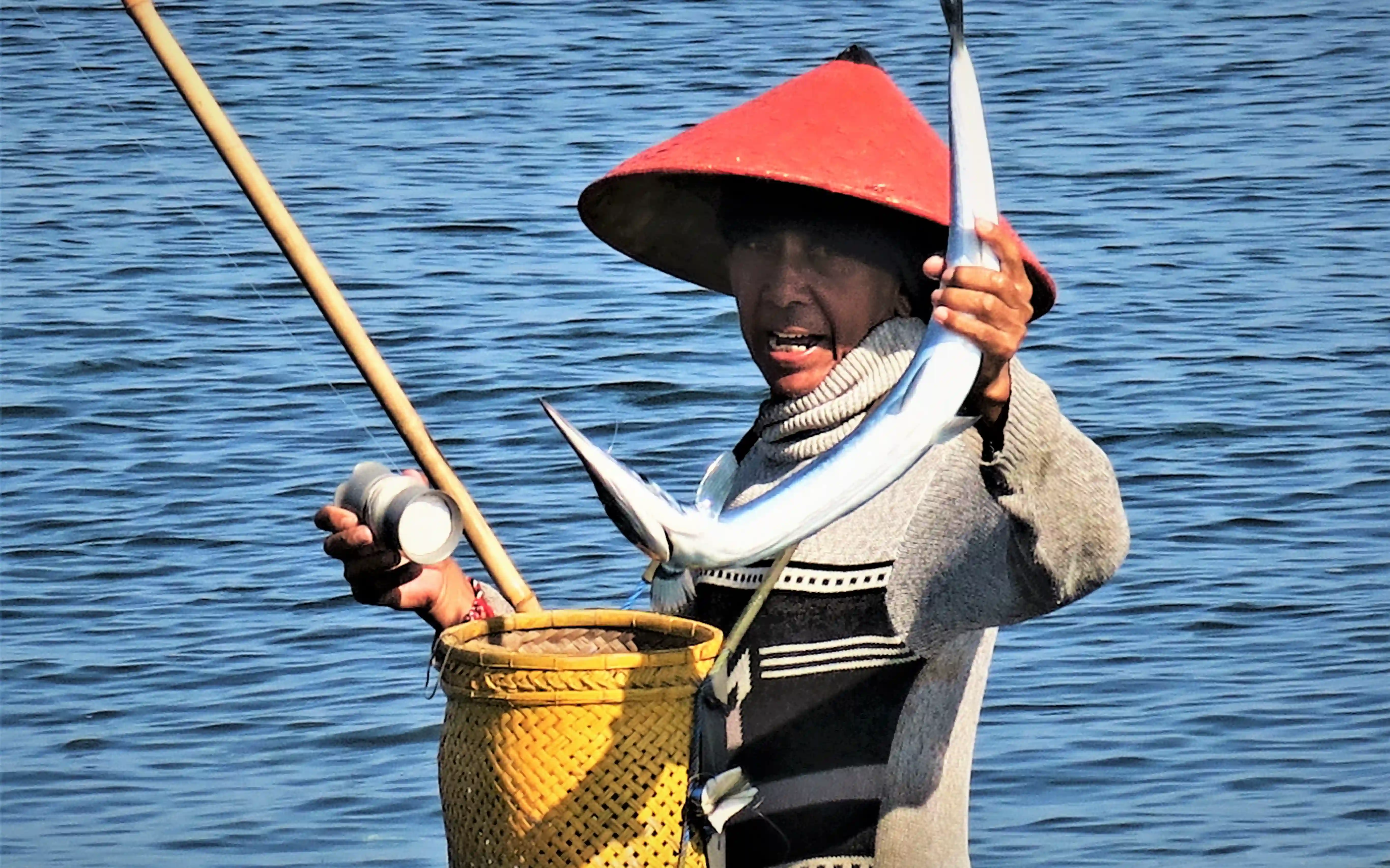 Fishing gear and boat provided for guests at Mayo Resort Bali